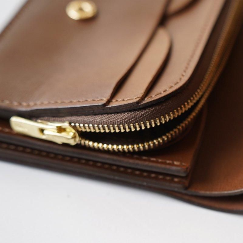 forme フォルメ】Short wallet Cordovan Burgundy - THIRTY forme フォルメ】Short wallet Cordovan Burgundy - THIRTY