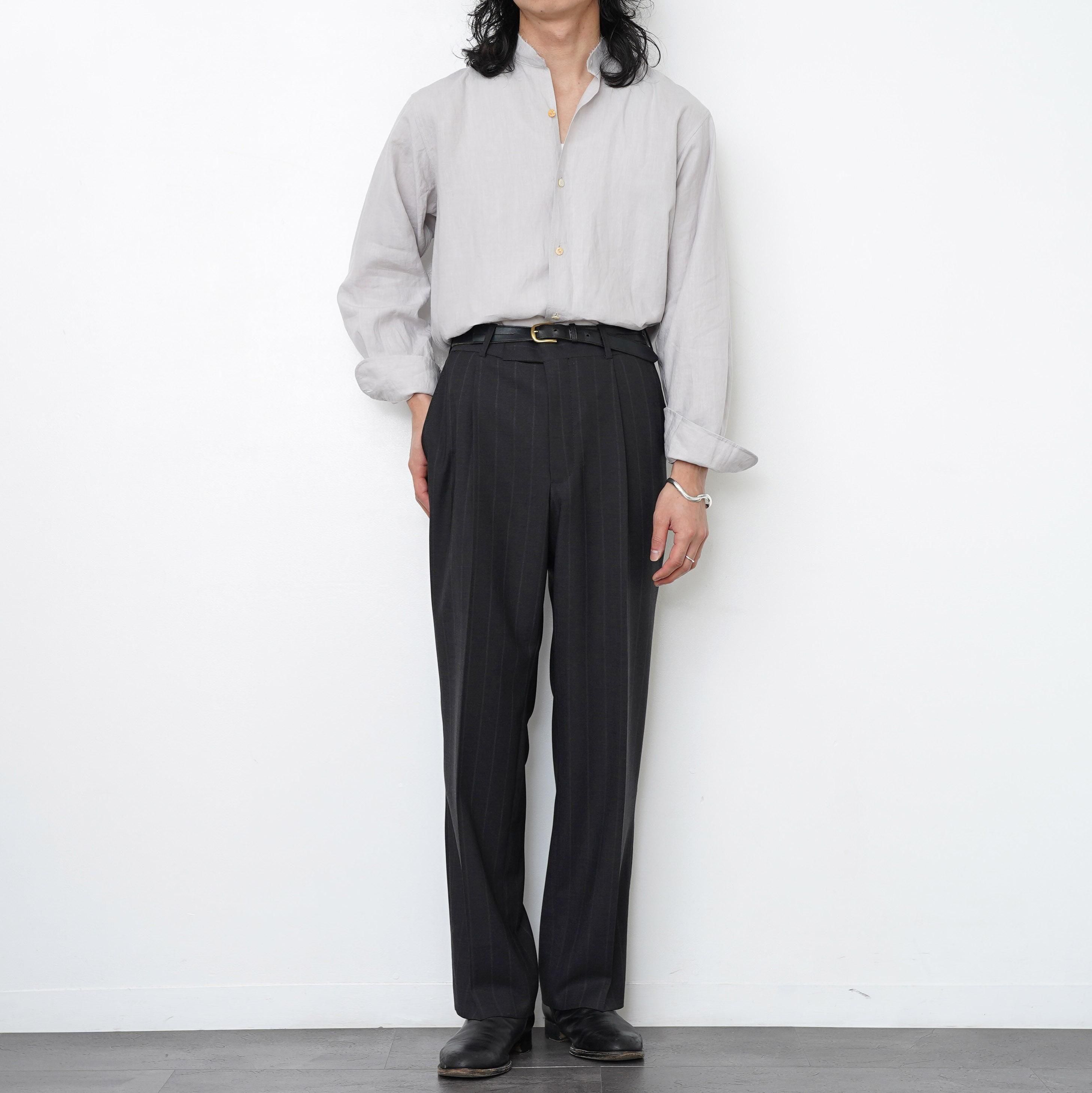 トップス MAATEE&SONS L/S HANDKERCHIEF HEMP SH MAATEE&SONS マーティーアンドサンズ】L/S HANDKERCHIEF SH