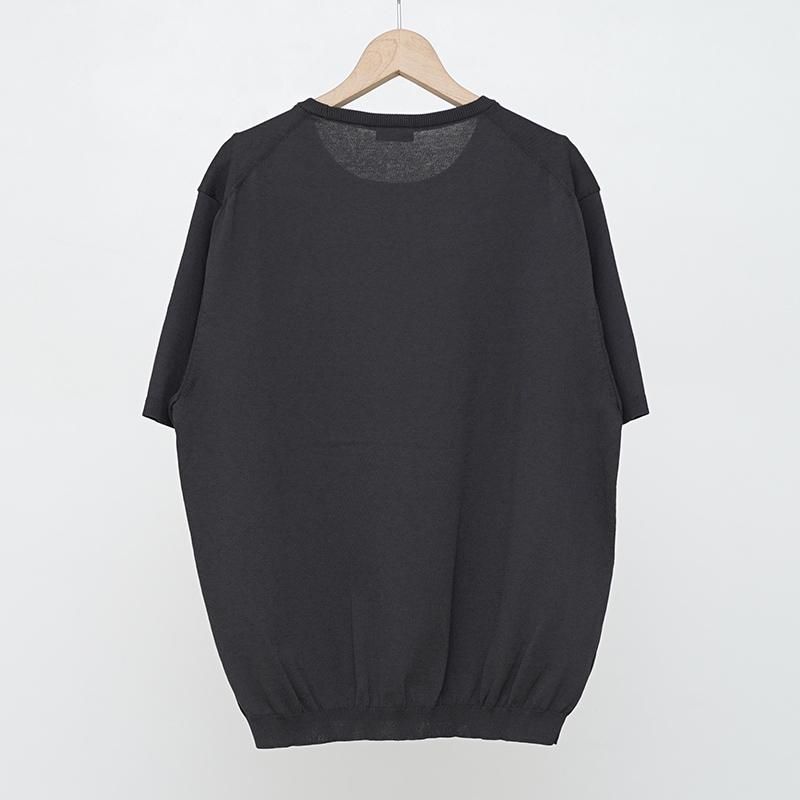 MAATEE&SONS マーティーアンドサンズ】S/SLEEVE CREW CHACOAL