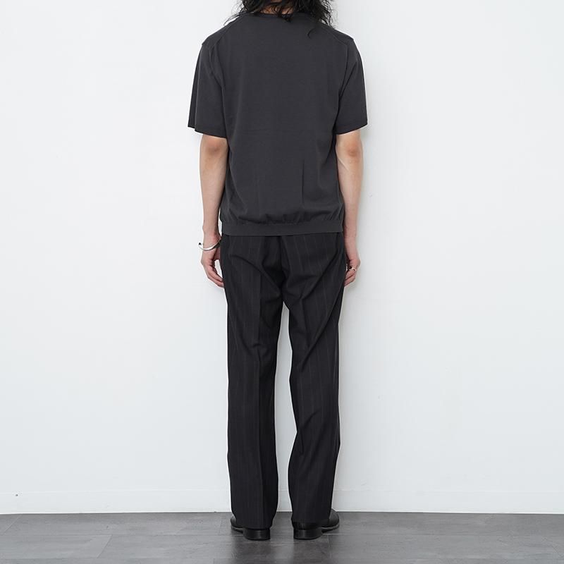 MAATEE&SONS マーティーアンドサンズ】S/SLEEVE CREW CHACOAL