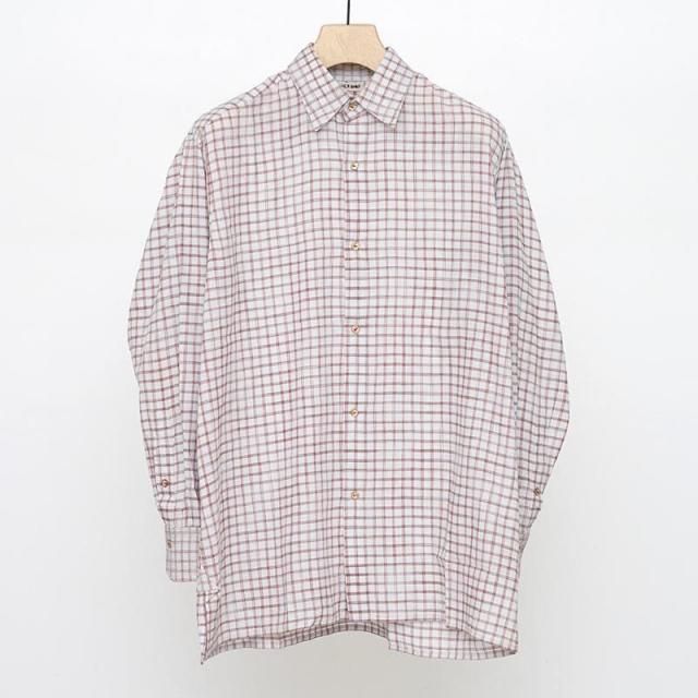【SATIIIZ】Heady Wrinkle Check Shirt WORK SHIRT - TOYO ENTERPRISE - 東洋エンタープライズ株式会社