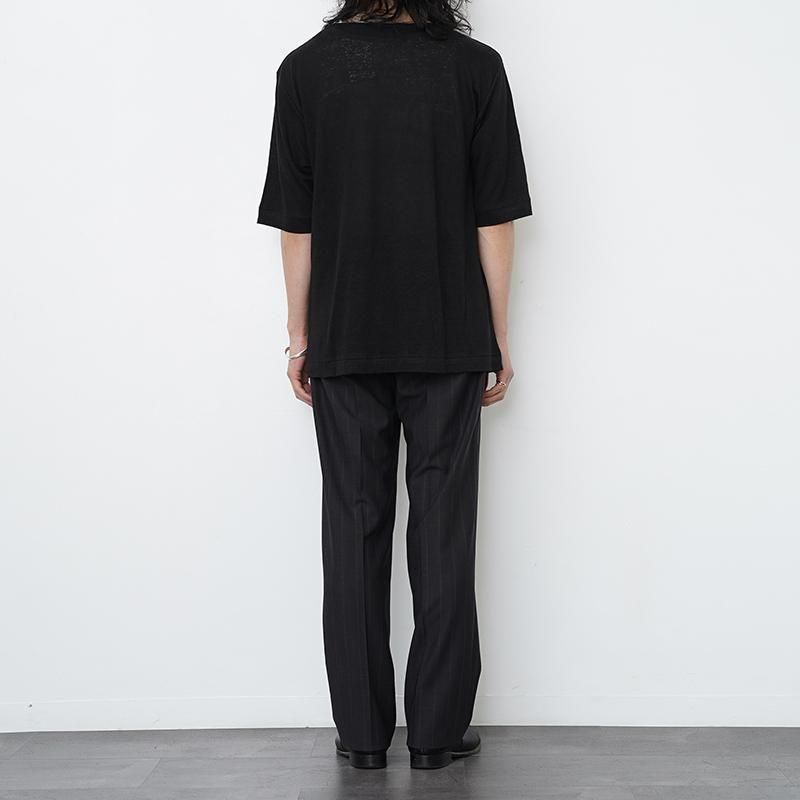 MAATEE&SONS 25ss LINEN L/S BOAT TEE黒3 MAATEE&SONS 25SS LINEN L/SLEEVE BOAT TEE - メルカリ