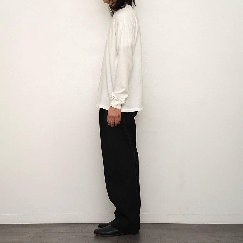 2025 S/S】【AURALEE オーラリー】SEAMLESS L/S TEE WHITE 2025 S/S】【AURALEE オーラリー】SEAMLESS L/S TEE WHITE