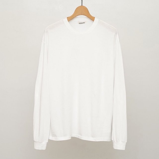 12/28()18:00䳫ϡۡ2025 S/SۡAURALEE ꡼SEAMLESS L/S TEE WHITE