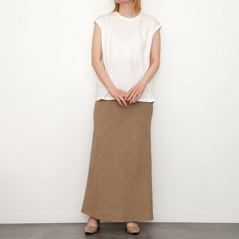 某メーカー S/S】【AURALEE 2025 オーラリーレディース】SEAMLESS NECK CREW タンクトップ