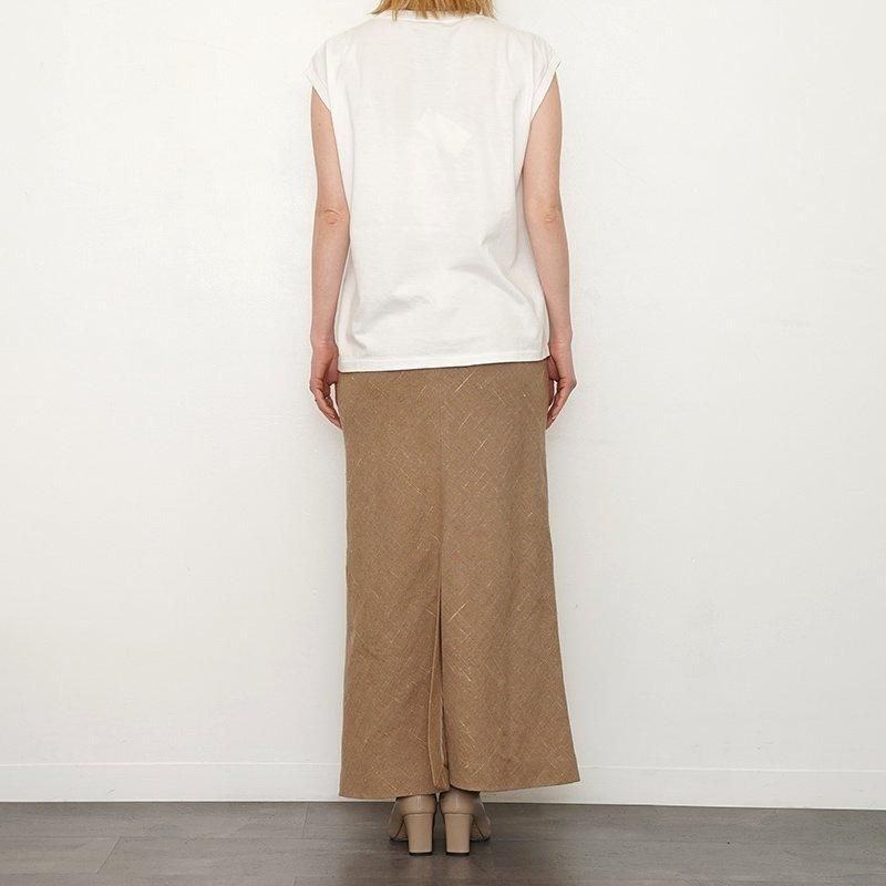 SEAMLESS CREW NECK SLEEVELESS - AURALEE Official Website