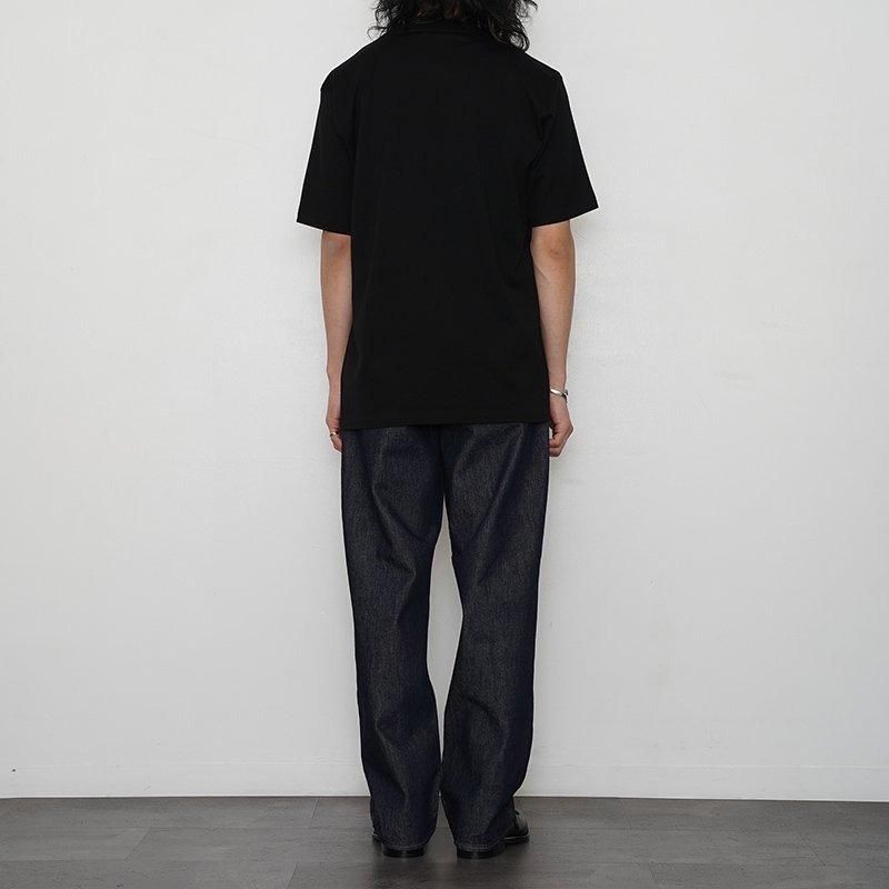 2025 S/S】【AURALEE オーラリー】LUSTER PLAITING TEE BLACK