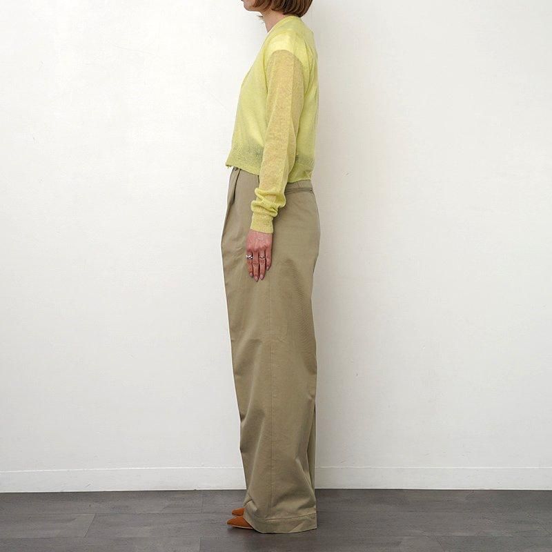 AURALEE KID MOHAIR SHEER KNIT 3 ベージュ Auralee Kid Mohair Sheer Knit Cardigan Camel – Neighbour