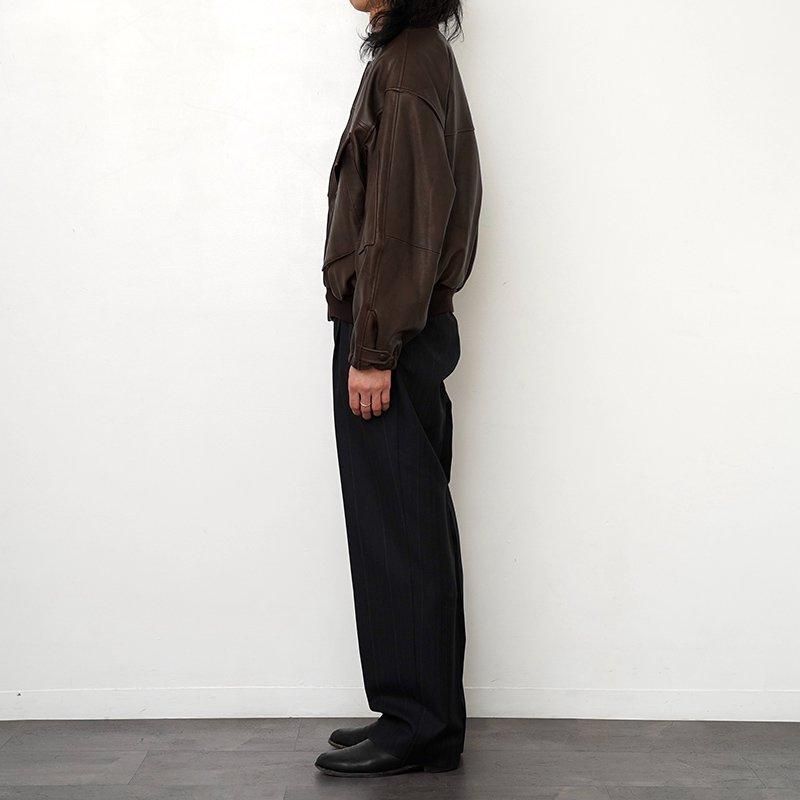 2025 S/S】【AURALEE オーラリー】LAMB LEATHER FLIGHT BLOUSON 2025 S/S】【AURALEE オーラリー】LAMB LEATHER FLIGHT BLOUSON
