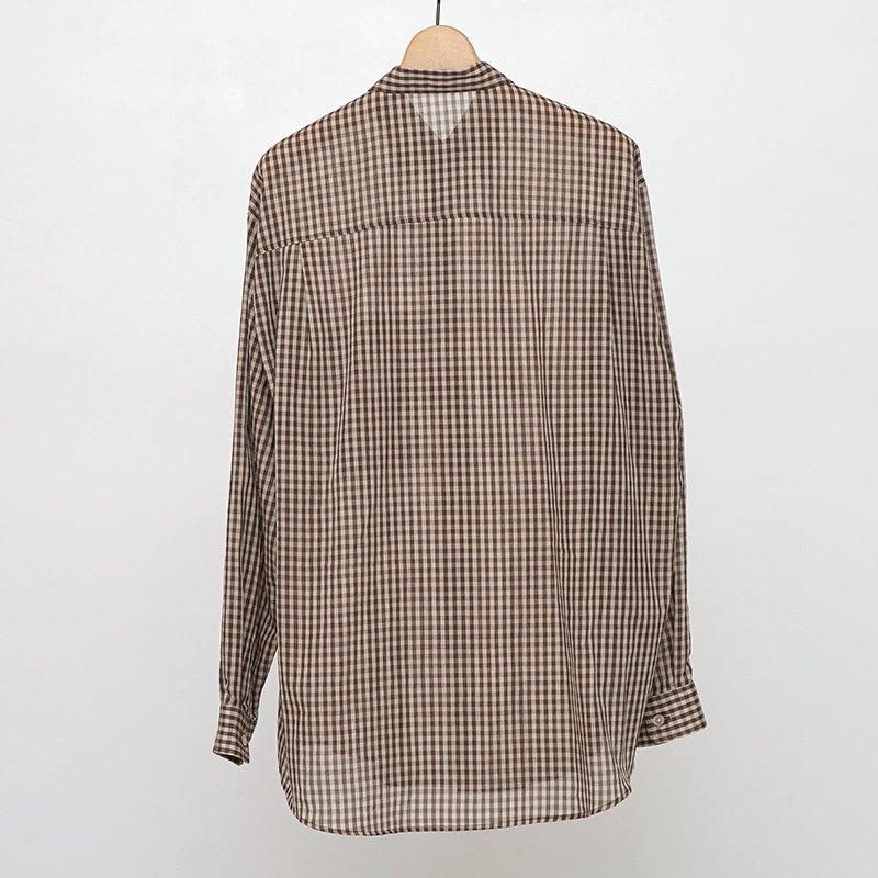 2025 S/S】【AURALEE オーラリー】AIRY LIGHT COTTON CHECK BIG 2025 S/S】【AURALEE オーラリー】AIRY LIGHT COTTON CHECK BIG