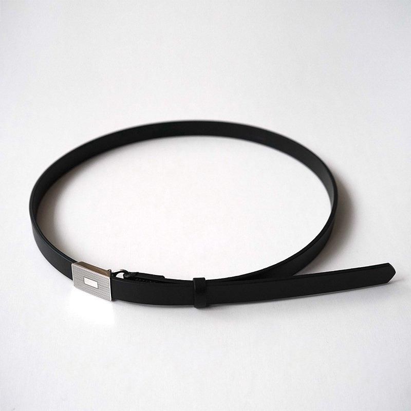 2025 S/S】【AURALEE オーラリー】SLIDE BUCKLE BELT BLACK 2025 S/S】【AURALEE オーラリー】SLIDE BUCKLE BELT BLACK