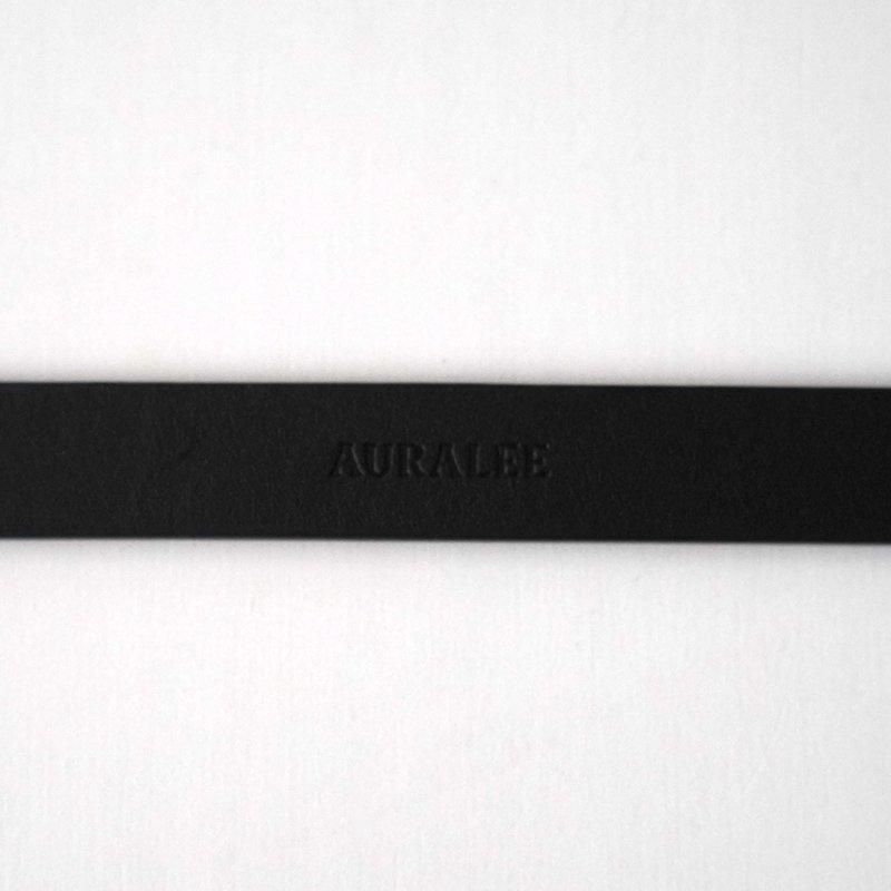 2025 S/S】【AURALEE オーラリー】SLIDE BUCKLE BELT BLACK 2025 S/S】【AURALEE オーラリー】SLIDE BUCKLE BELT BLACK