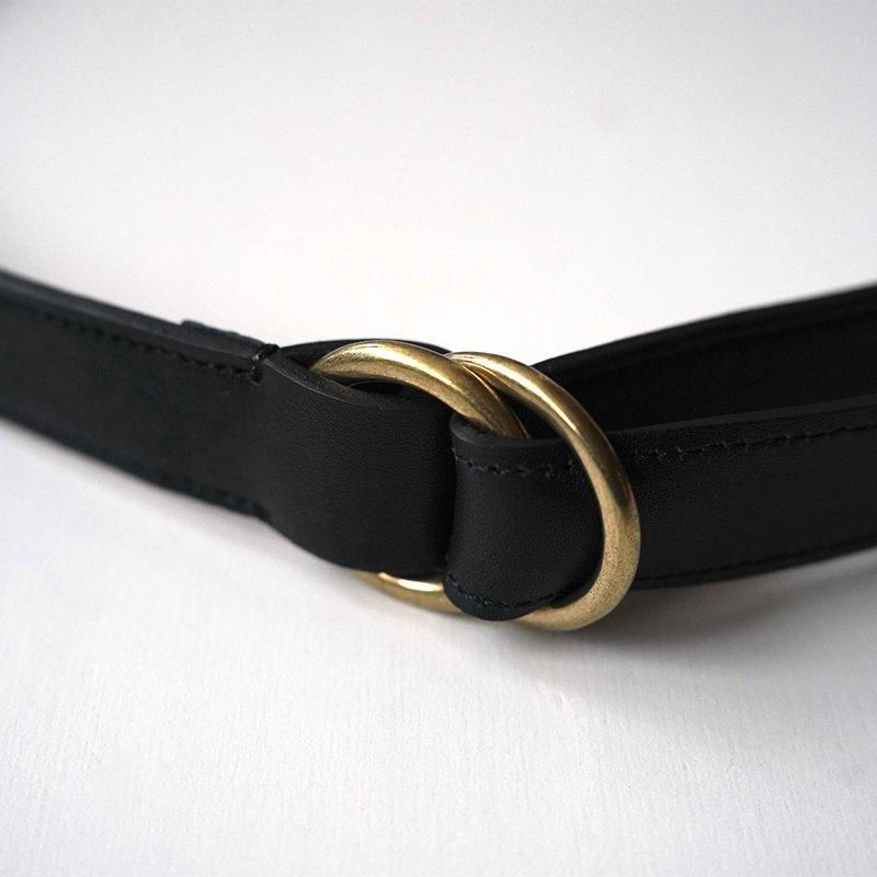 2025 S/S】【AURALEE オーラリー】DOUBLE RING BUCKLE BELT 2025 S/S】【AURALEE オーラリー】DOUBLE RING BUCKLE BELT