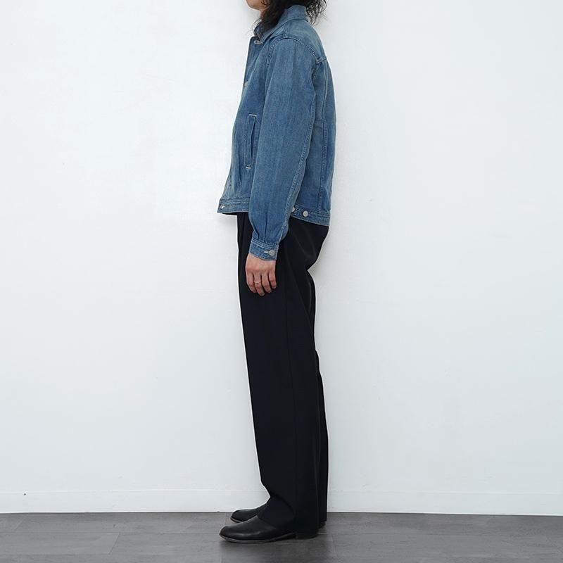 名作23AWオーラリー SELVEDGE FADED LIGHTDENIM 4 AURALEE - SELVEDGE FADED LIGHT DENIM PANTS 23awの通販 by