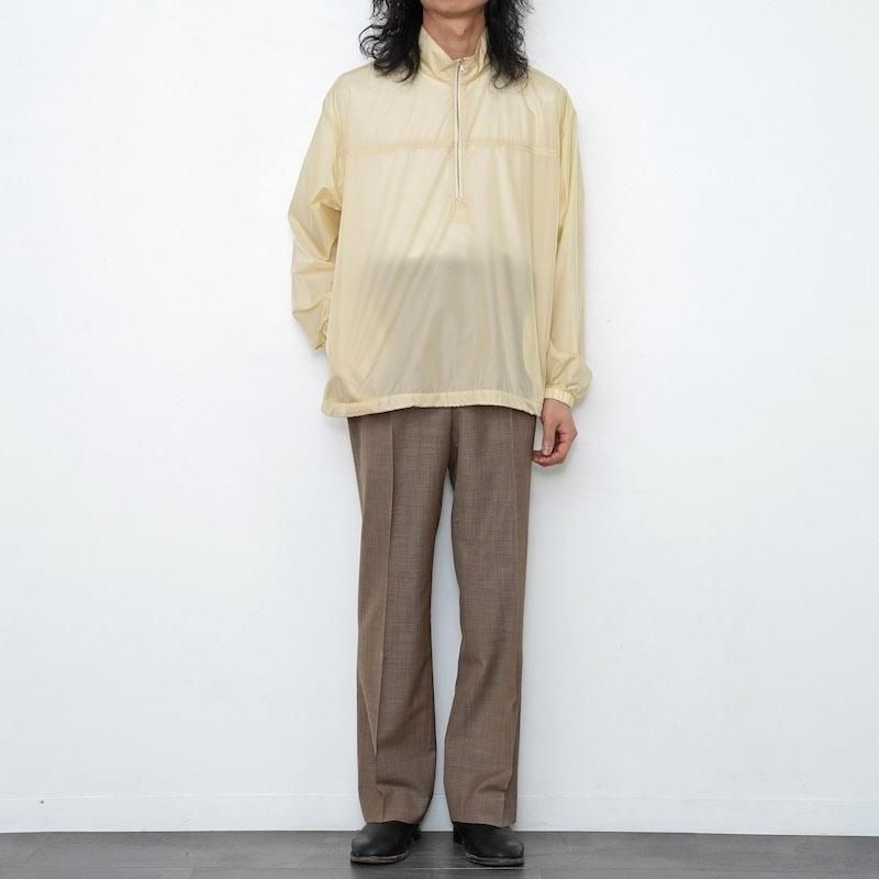 ジャケット・アウター AURALEE 25ss LIGHT SHEER NYLON HALF ZIP AURALEE: Yellow Light Sheer Nylon Half Zip Jacket | SSENSE