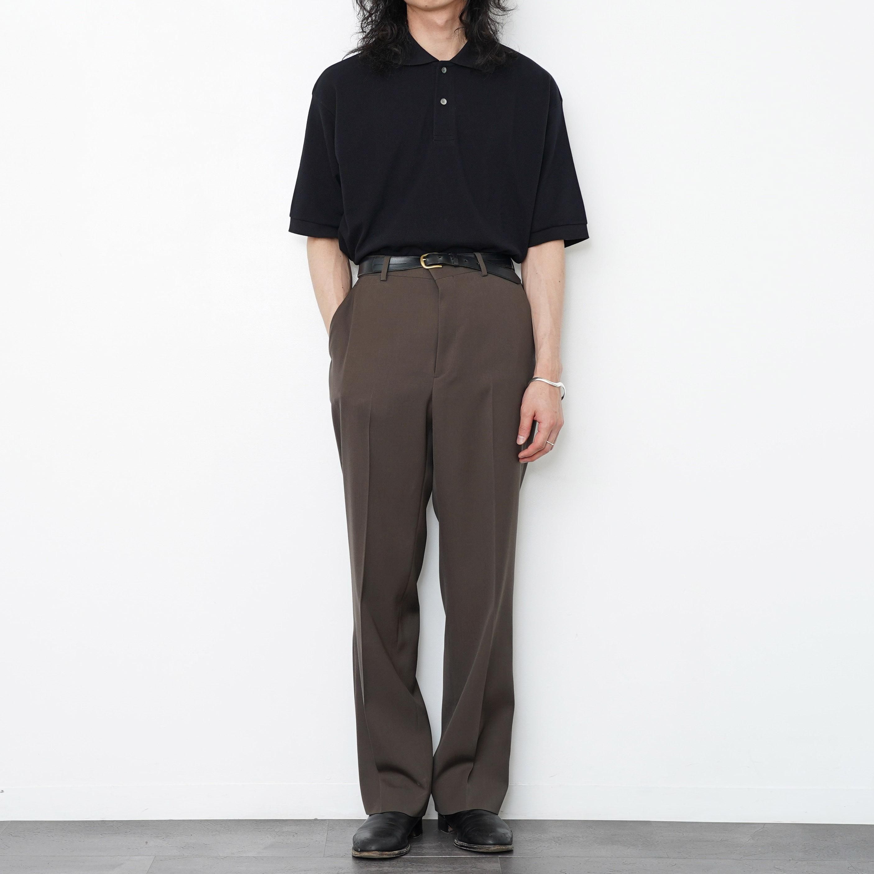 AURALEE: Khaki Pima Cotton Heavy Pique Polo | SSENSE
