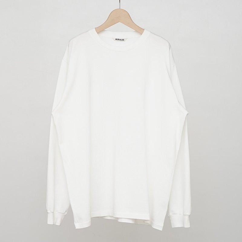 2025 S/S】【AURALEE オーラリー】LUSTER PLAITING L/S TEE 2025 S/S】【AURALEE オーラリー】LUSTER PLAITING L/S TEE