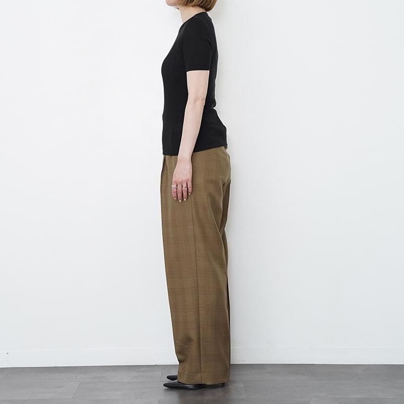 【AURALEE】 ORGANIC SOFT RIB TEE Auralee Organic Soft Rib Tee in Black Curated at Jake and Jones