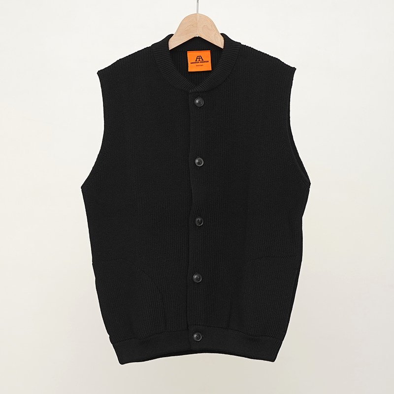 11/10(日)19:00販売開始】【ANDERSEN ANDERSEN アンデルセンアンデルセン】SKIPPER VEST Black -  THIRTY' THIRTY' STORE