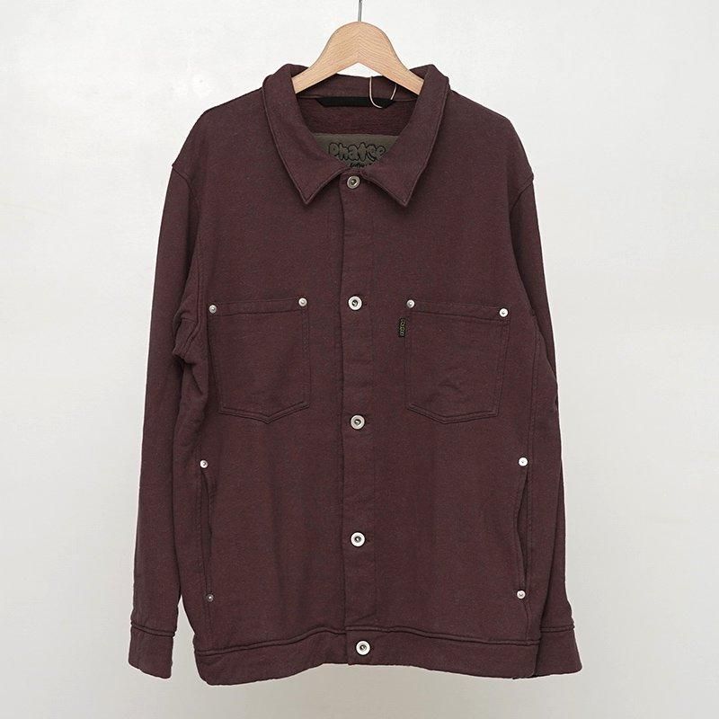 50%OFF】【Phatee / ファッティー】HEMP SWEAT G JACKET BROWN