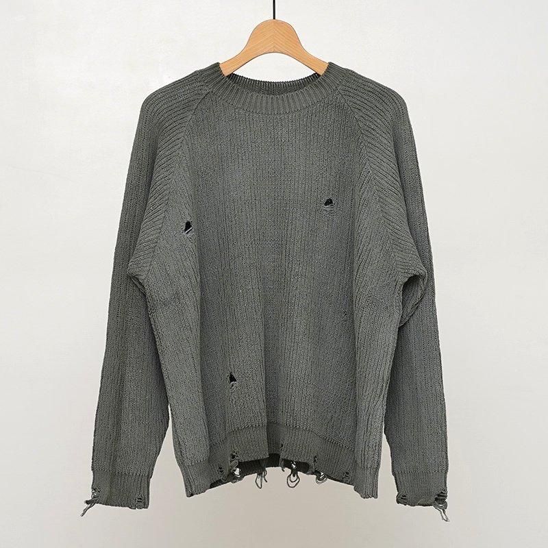 50%OFF】【ANDER / アンダー】WORN KNIT CREW クルーネック