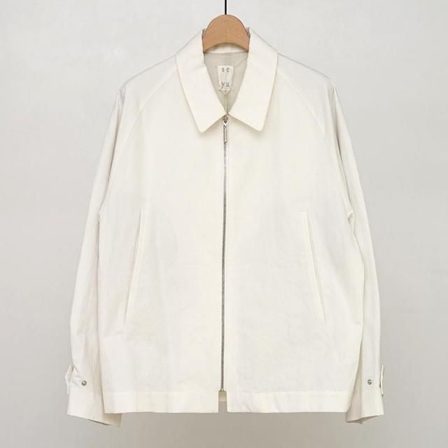 2025 S/Sۡseya. RIVER BLOUSON WHITE
