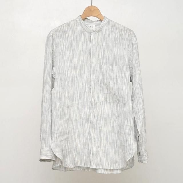 2025 S/Sۡseya. HAND STITCH KURTA SHIRT WHITE