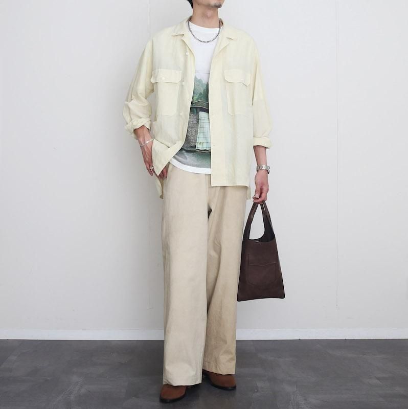 20%OFF】【2025 S/S】【seya. セヤ】PRINTED T-SHIRT WHITE-FOG