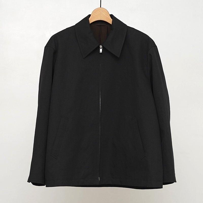 24SS新作【Cale】こういうスウェットが着たかった。SUPIMA COTTON HEMP SWEAT ZIP BLOUSON｜THIRTY'  THIRTY'