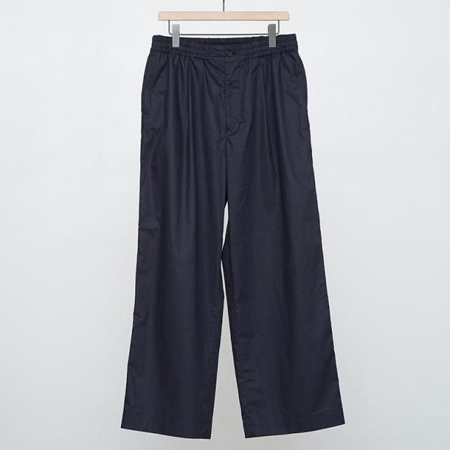 5/3()19:00䳫ϡۡ2025 S/SۡNikki ESSENTIAL PIECESCotton Chints Finish Twill Easy Trousers NAVY