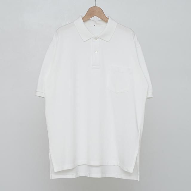 2025 S/SۡY 磻ORGANIC COTTON KANOKO POLO WHITE