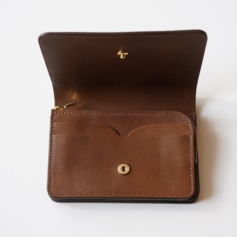 forme フォルメ】Short wallet Cordovan Burgundy - THIRTY