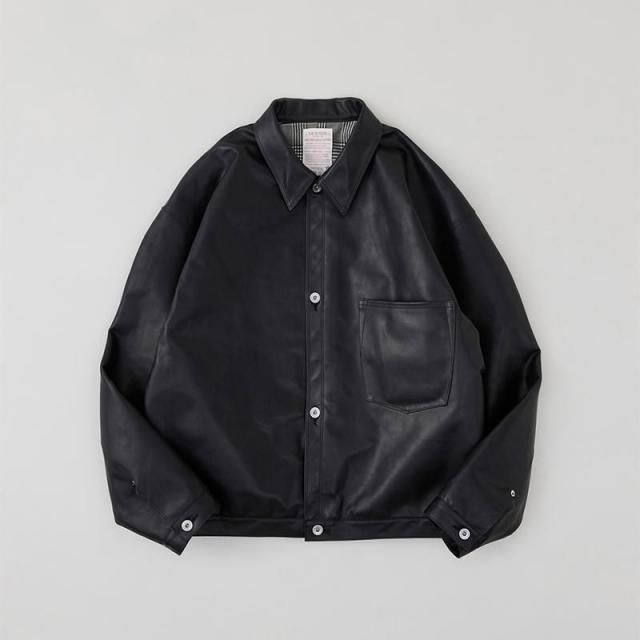 9/27()12:00䳫ϡۡ2025 A/WۡNICENESS ʥͥGUNN /  ( ɥ쥶 ȥå㥱å ) BLACK