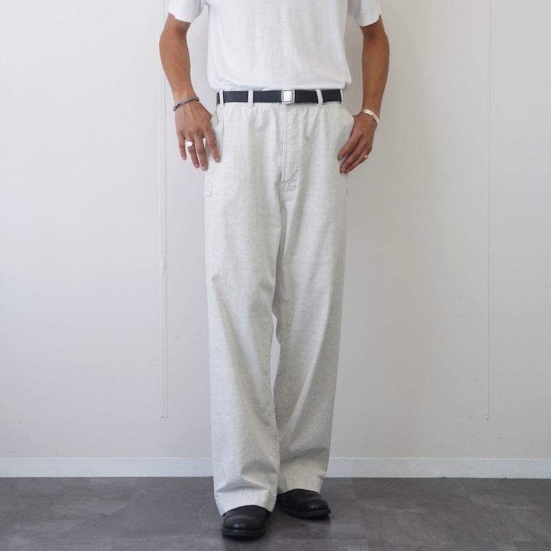 新品　25AW ナイスネス　M.MARR スノーデニムトラウザー　Mサイズ NICENESS 25AW M.MARR / Distressed Snow Denim Trousers