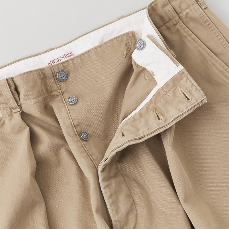 NICENESS ナイスネス AARON (BEIGE) M NICENESS ナイスネス AARON (BEIGE) M NICENESS ナイスネス