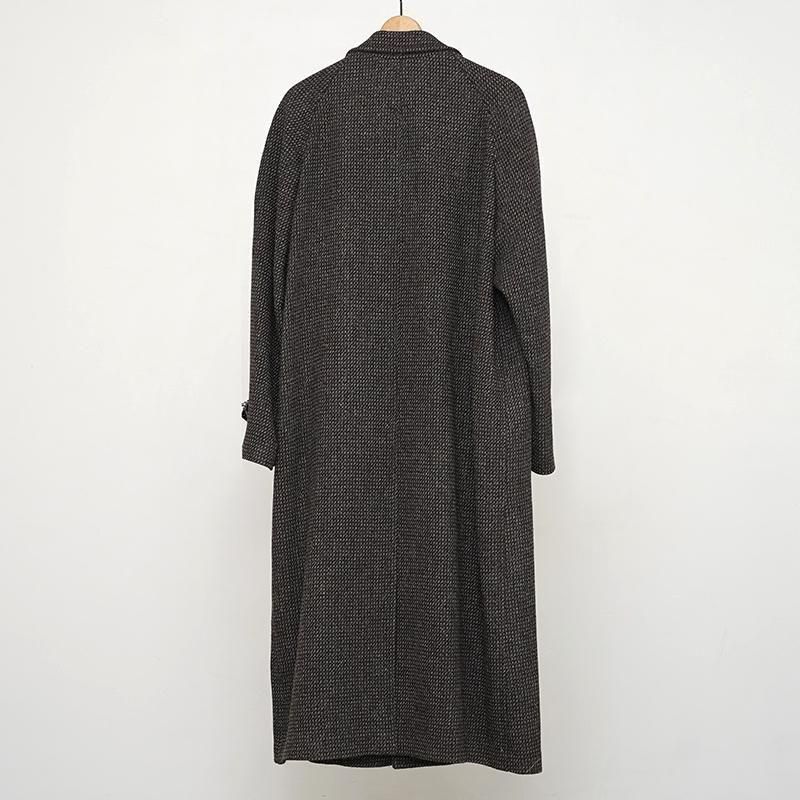 22AW AURALEE WOOL ALPACA TWEED COAT タグ付 AURALEE - AURALEE WOOL ALPACA TWEED COLLAR COATの通販 by