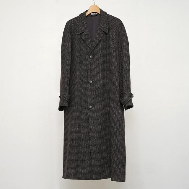 7/28 ߸ɲáۡ7/26()19:00䳫ϡۡ2025 A/WۡAURALEE ꡼ALPACA WOOL SILK TWEED SOUTIEN COLLAR COAT