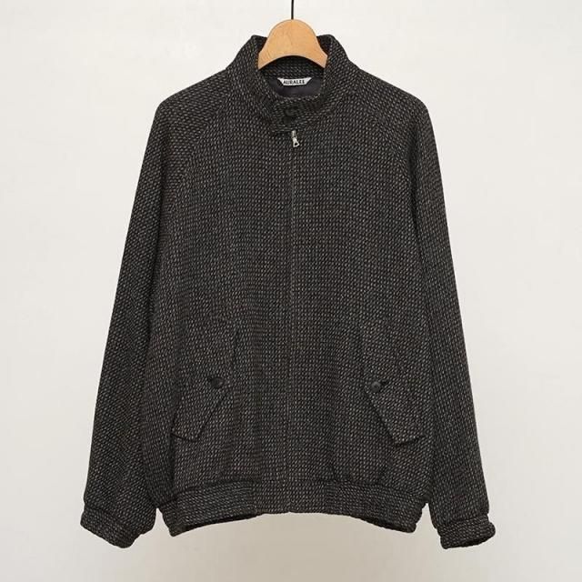 ڤ1¤ۡ7/26()19:00䳫ϡۡ2025 A/WۡAURALEE ꡼ALPACA WOOL SILK TWEED ZIP BLOUSON