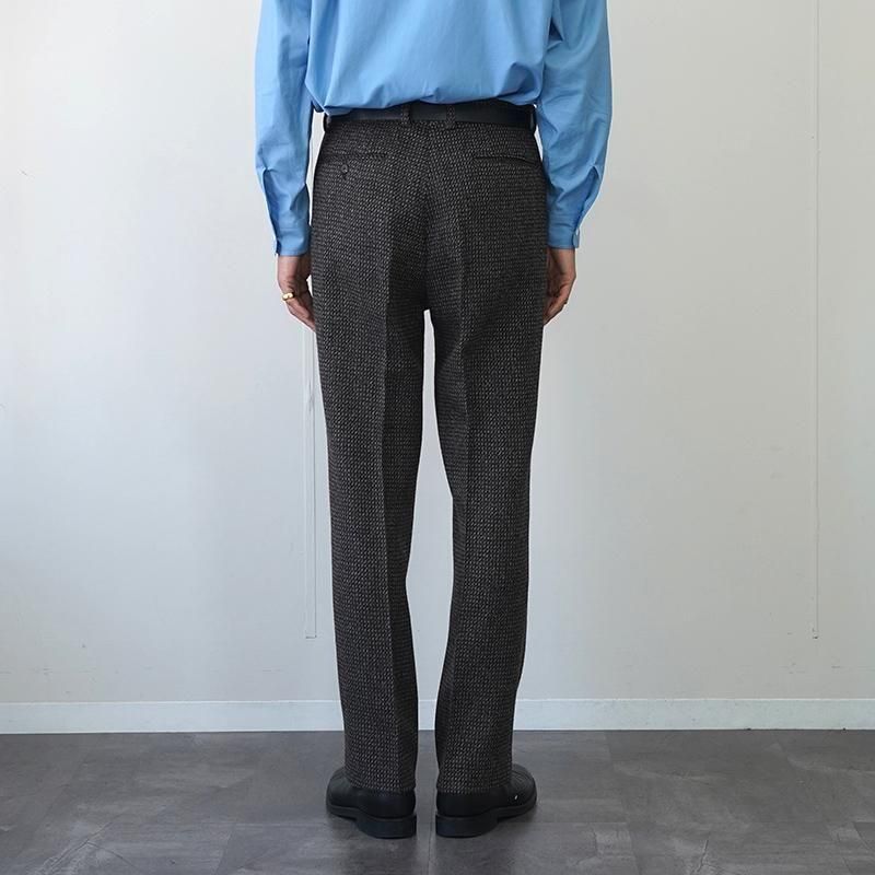 パンツ AURALEE ALPACA WOOL SILK TWEED SLACKS 5 AURALEE / Alpaca Wool Silk Tweed Slacks | twelve