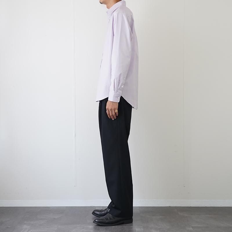2025 A/W】【AURALEE オーラリー】FINX OX CHAMBRAY SHIRT PALE PURPLE
