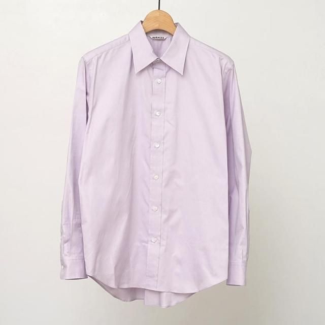 7/26()19:00䳫ϡۡ2025 A/WۡAURALEE ꡼FINX OX CHAMBRAY SHIRT PALE PURPLE