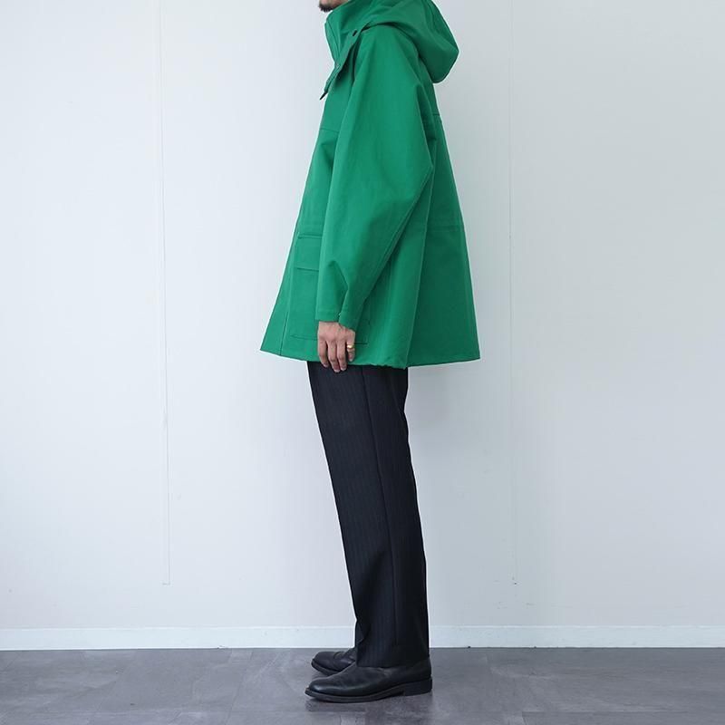 AURALEE ライトグリーン フーディ AURALEE[オーラリー] 23AW Light Melton Hooded Liner Coat