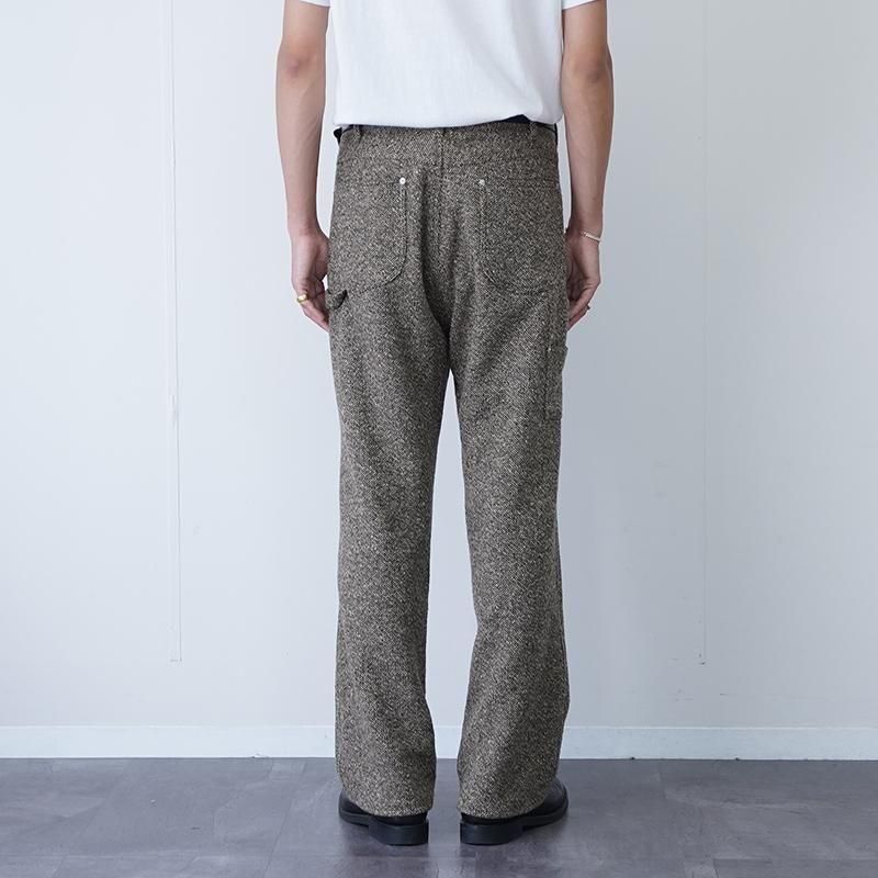 パンツ AURALEE SPUN TWEED PAINTER PANTS Auralee Homespun Tweed Painter Pants - Brown – Totem Brand Co.