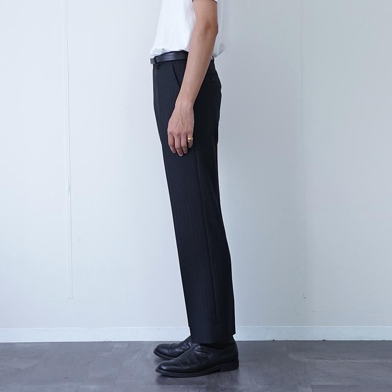 ラスト1点】【2025 A/W】【AURALEE】BLUEFACED WOOL NARROW SLACKS