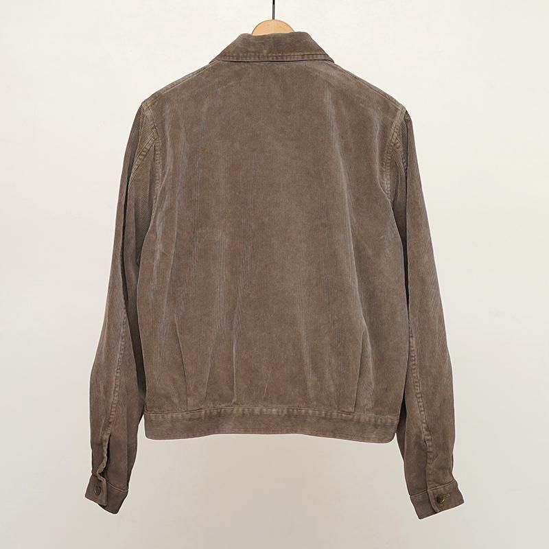 オーラリー ピグメントダイフィンクスコーデュロイブルゾン サイズ3 今季 新品 オーラリー ピグメントダイフィンクスコーデュロイブルゾン