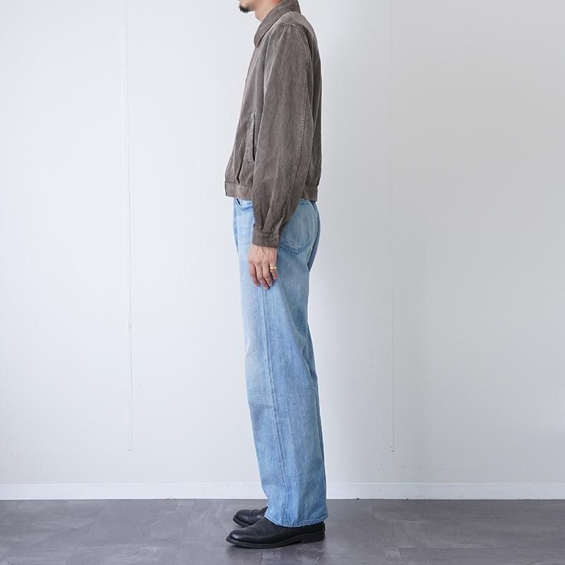 オーラリー ピグメントダイフィンクスコーデュロイブルゾン サイズ3 今季 新品 オーラリー ピグメントダイフィンクスコーデュロイブルゾン