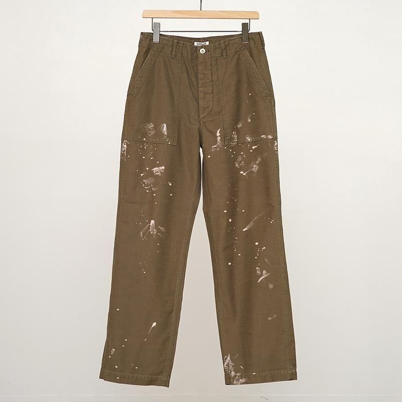 AURALEE ブラウンパンツ AURALEE(オーラリー)Hard Twist Brown Denim 5P Pants(A23AP01MD