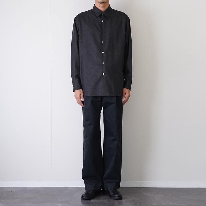 2025 A/W】【AURALEE オーラリー】SUPER LIGHT WOOL SHIRT TOP