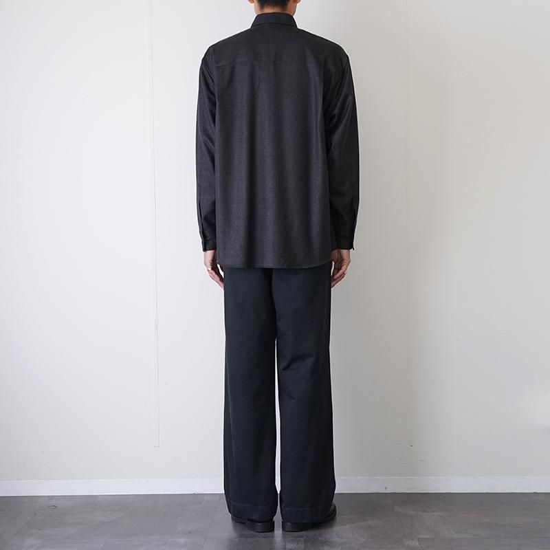 2025 A/W】【AURALEE オーラリー】SUPER LIGHT WOOL SHIRT TOP