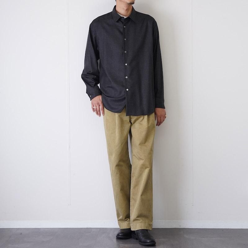 2025 A/W】【AURALEE オーラリー】SUPER LIGHT WOOL SHIRT TOP